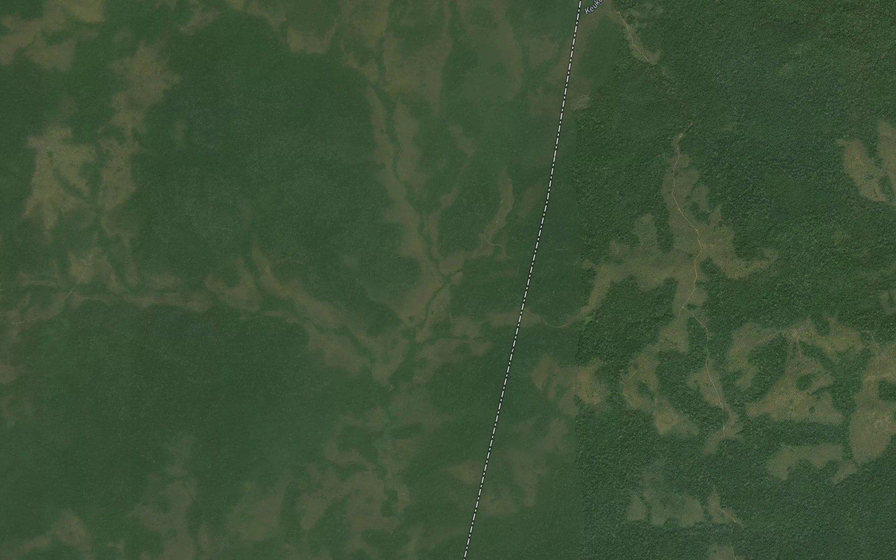 Satellite map of the Keukeu