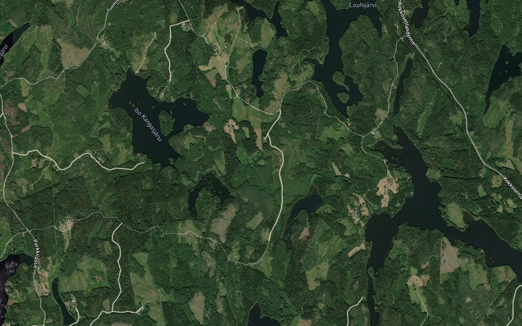 Satellite map of the Pieni-Siili
