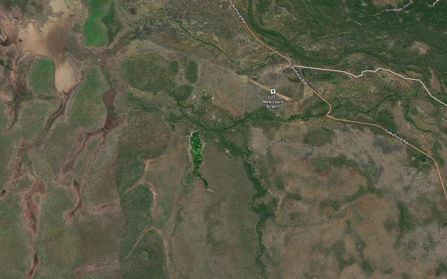 Satellite map of the Little Kennedy Creek