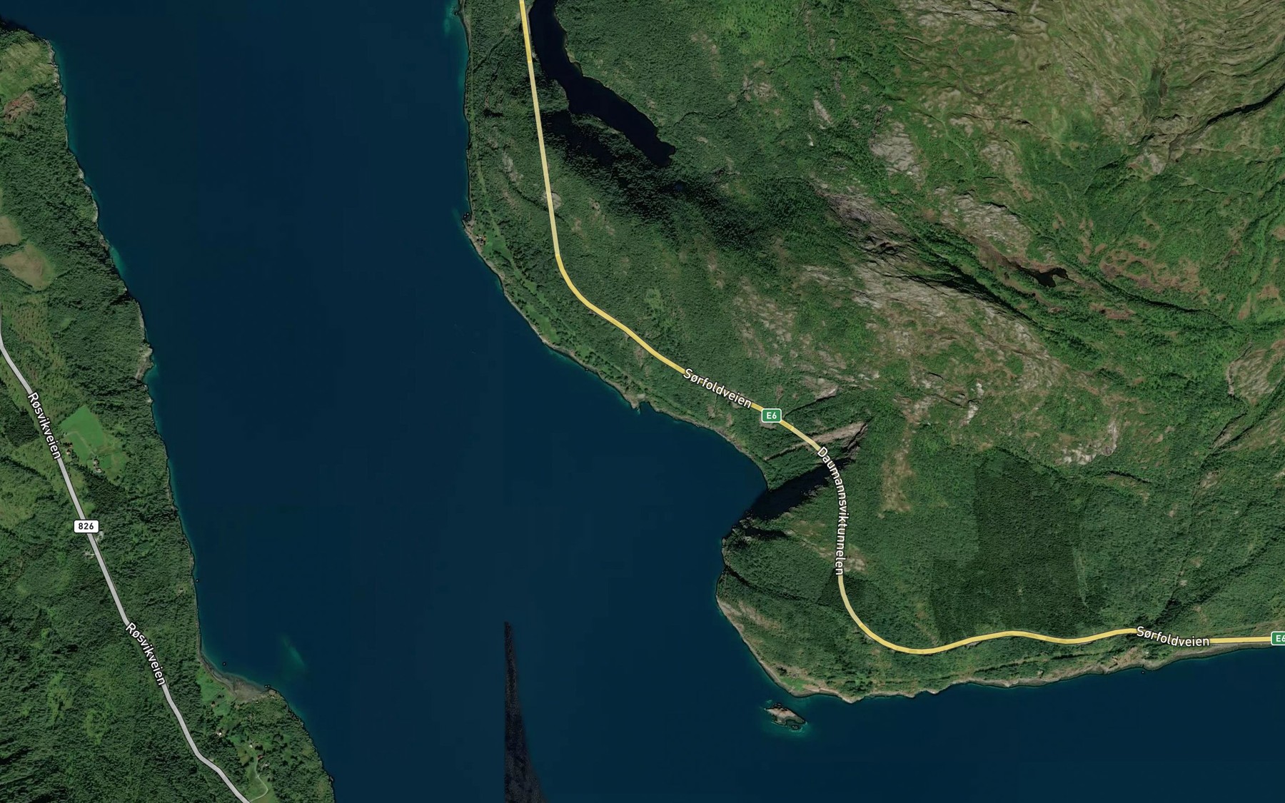 Satellite map of the Vika