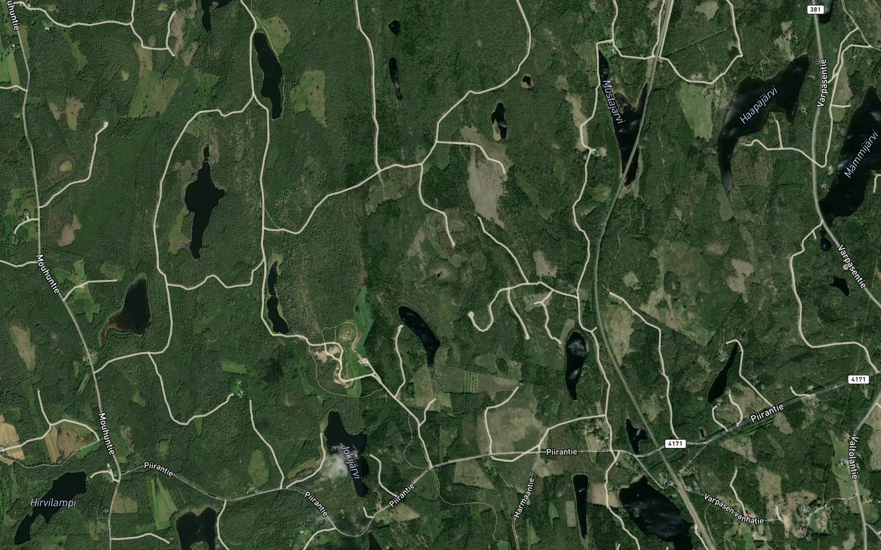 Satellite map of the Nakkilampi