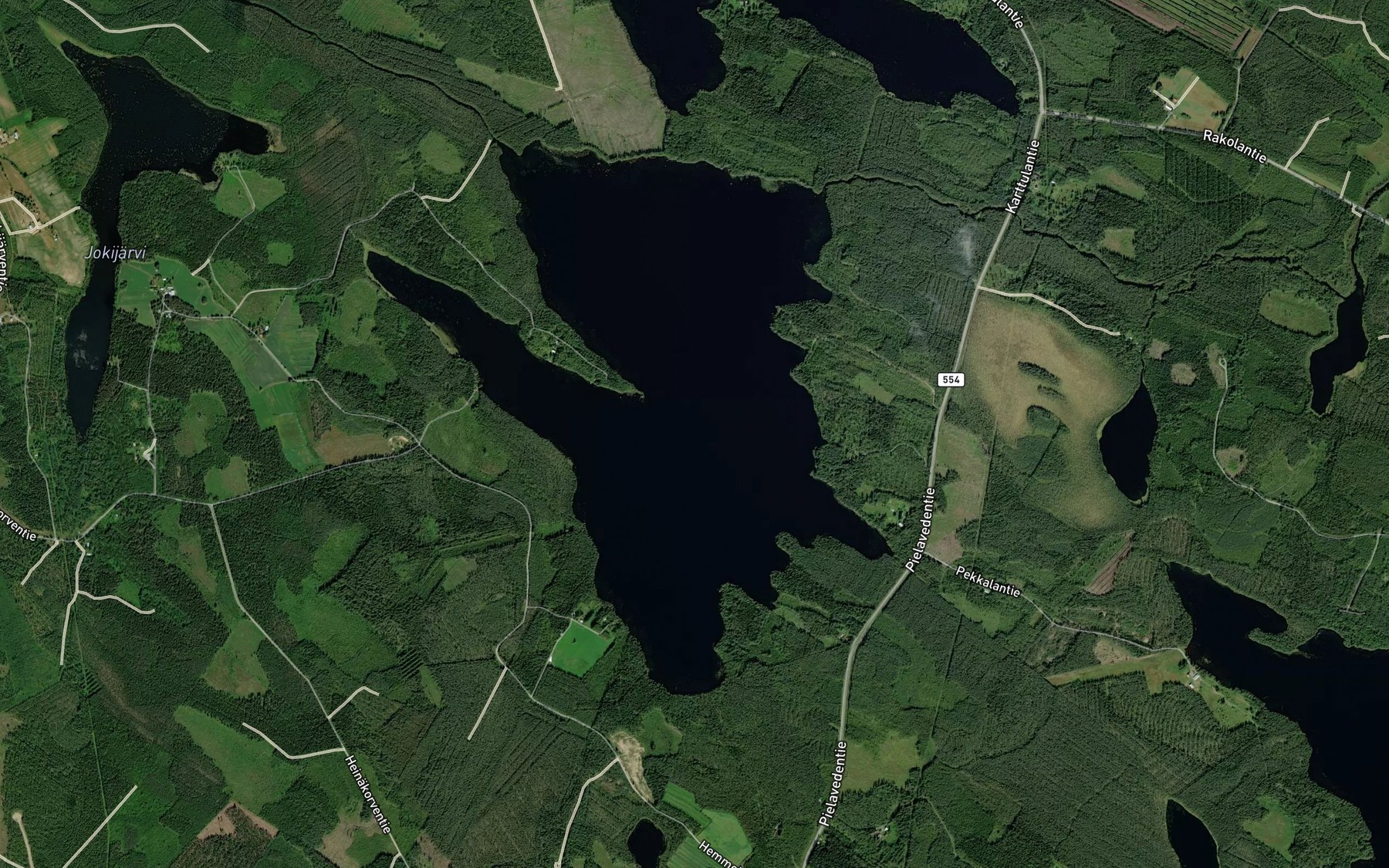 Satellite map of the Pirttijarvi