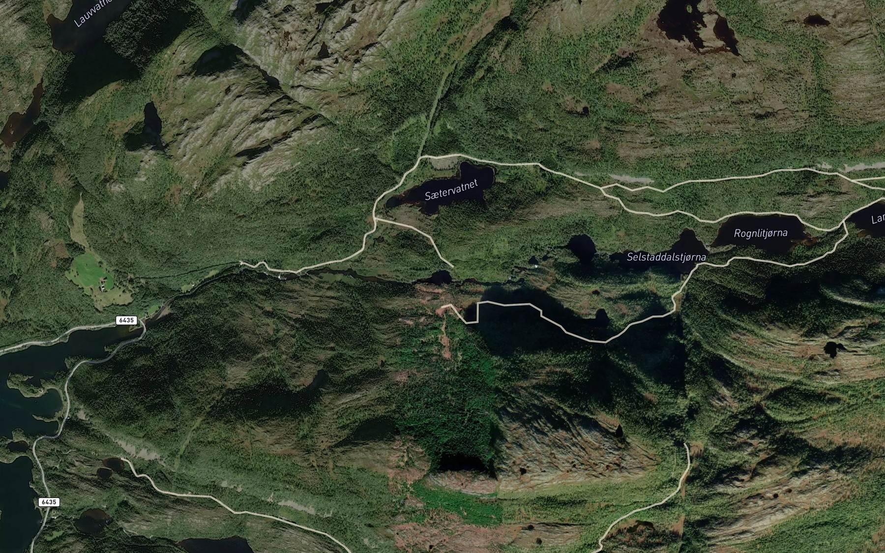 Satellite map of the Sagholtjorna