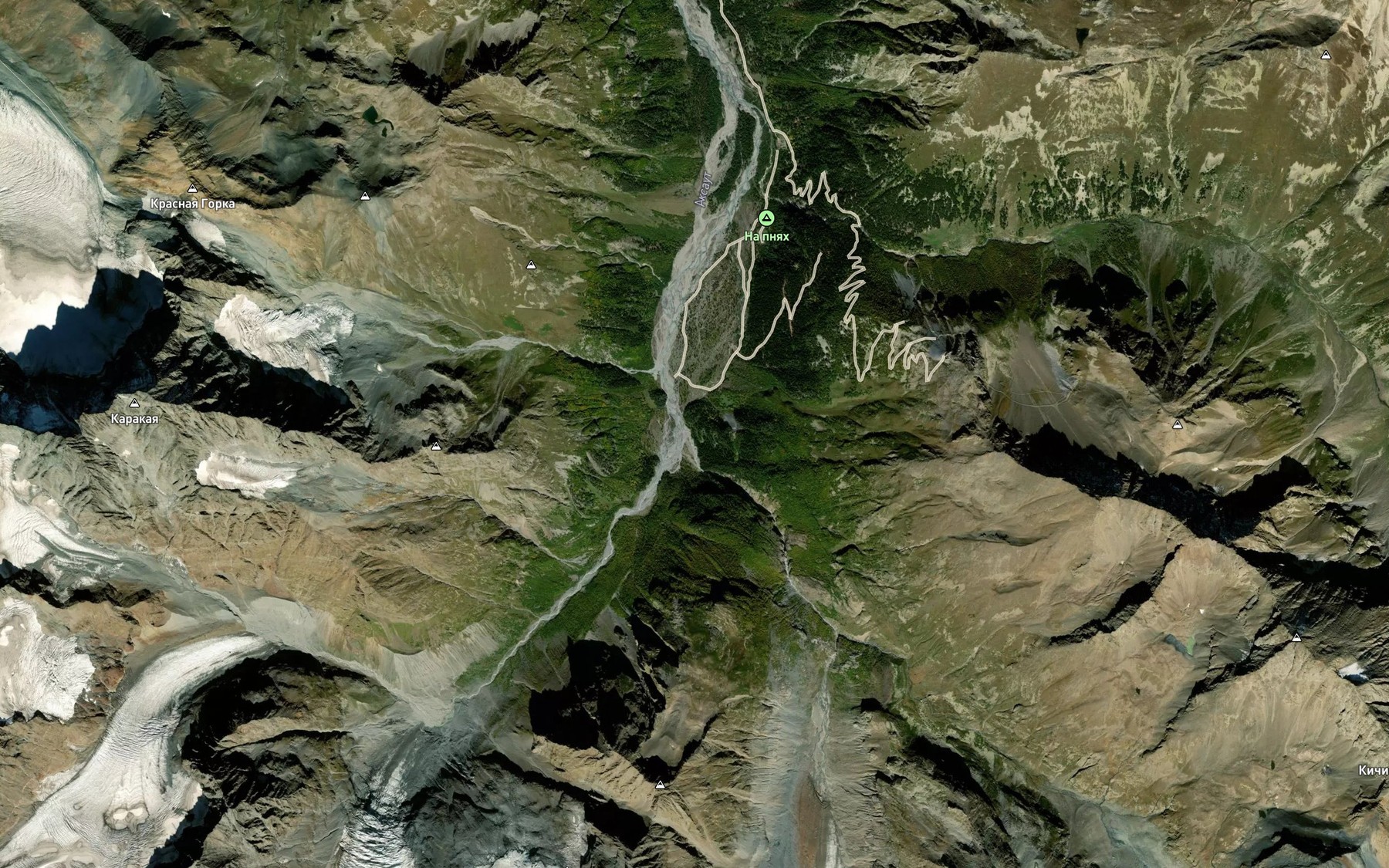 Satellite map of the Dzhalovchat