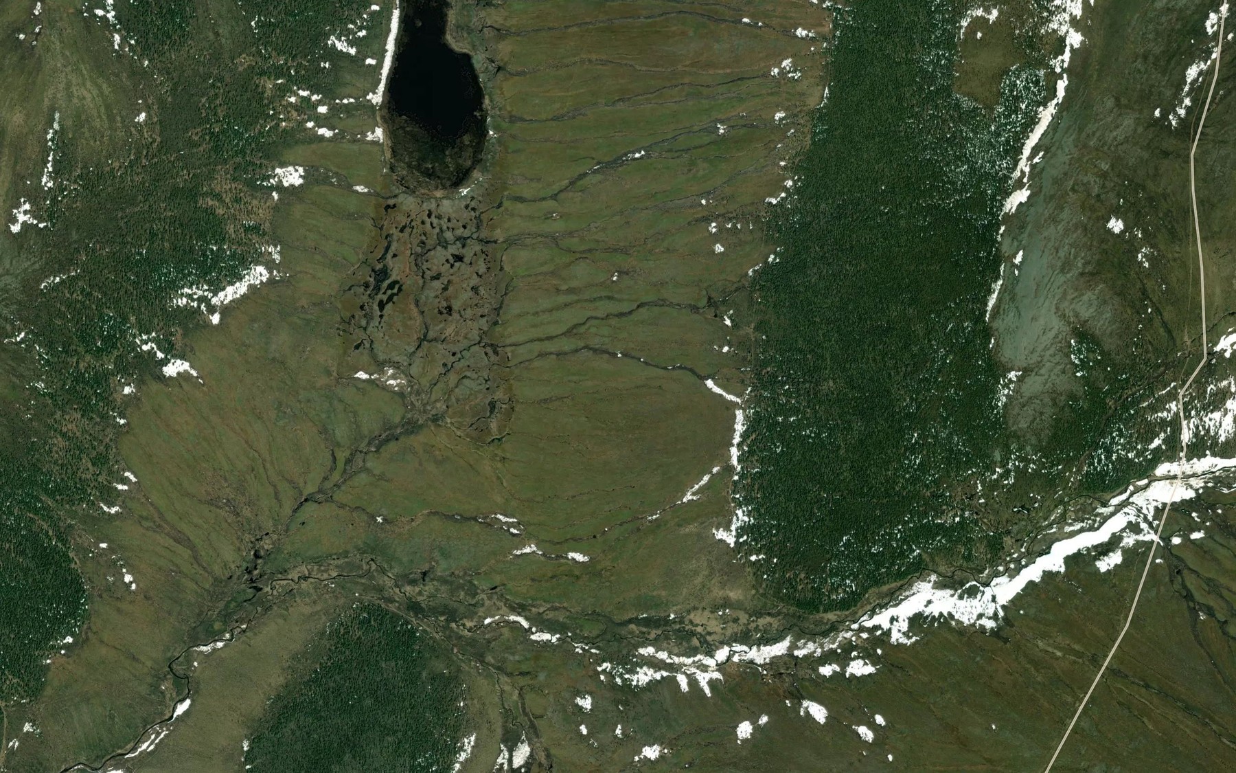Satellite map of the Balban'yu