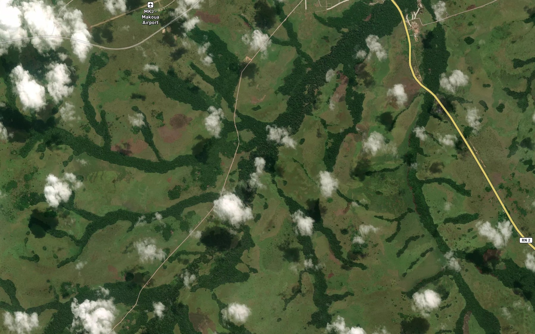 Satellite map of the Longoudima