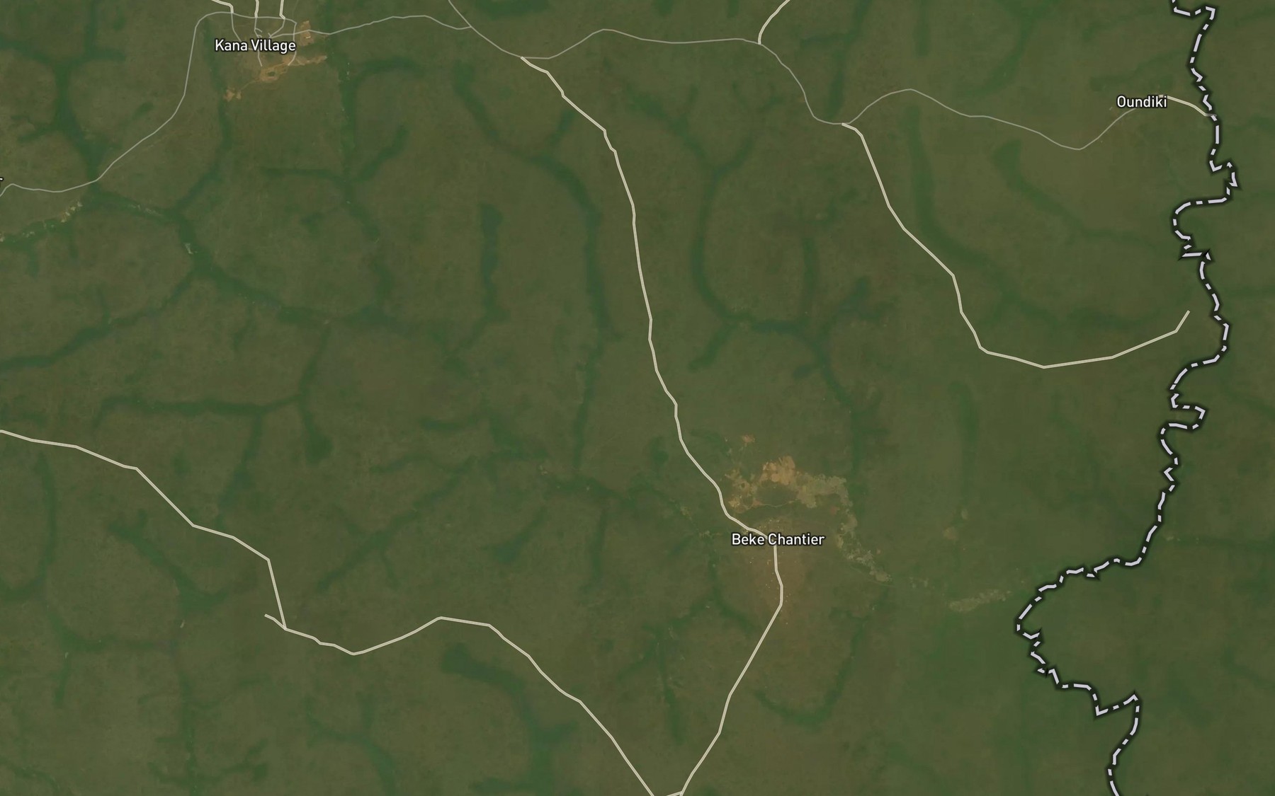 Satellite map of the Kangakingi