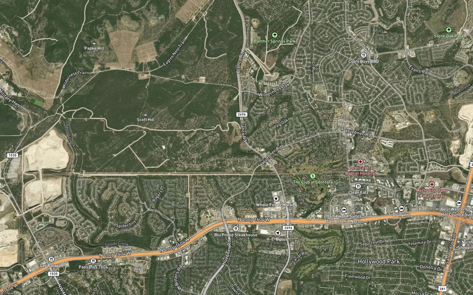 Satellite map of the Soil Conservation Service Site 4 Reservoir