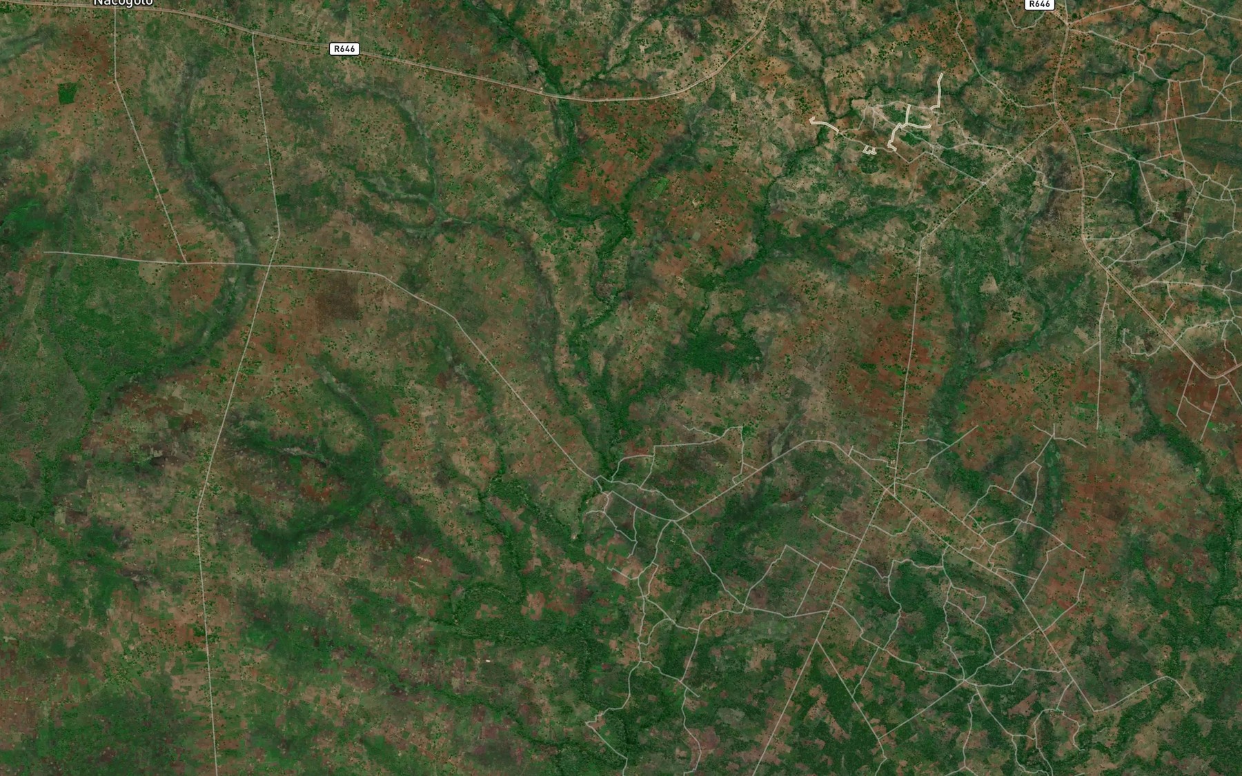 Satellite map of the Badana