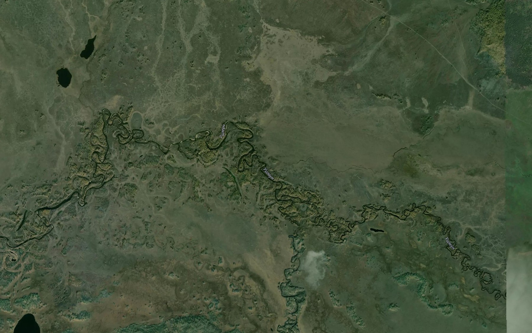 Satellite map of the Khadakta