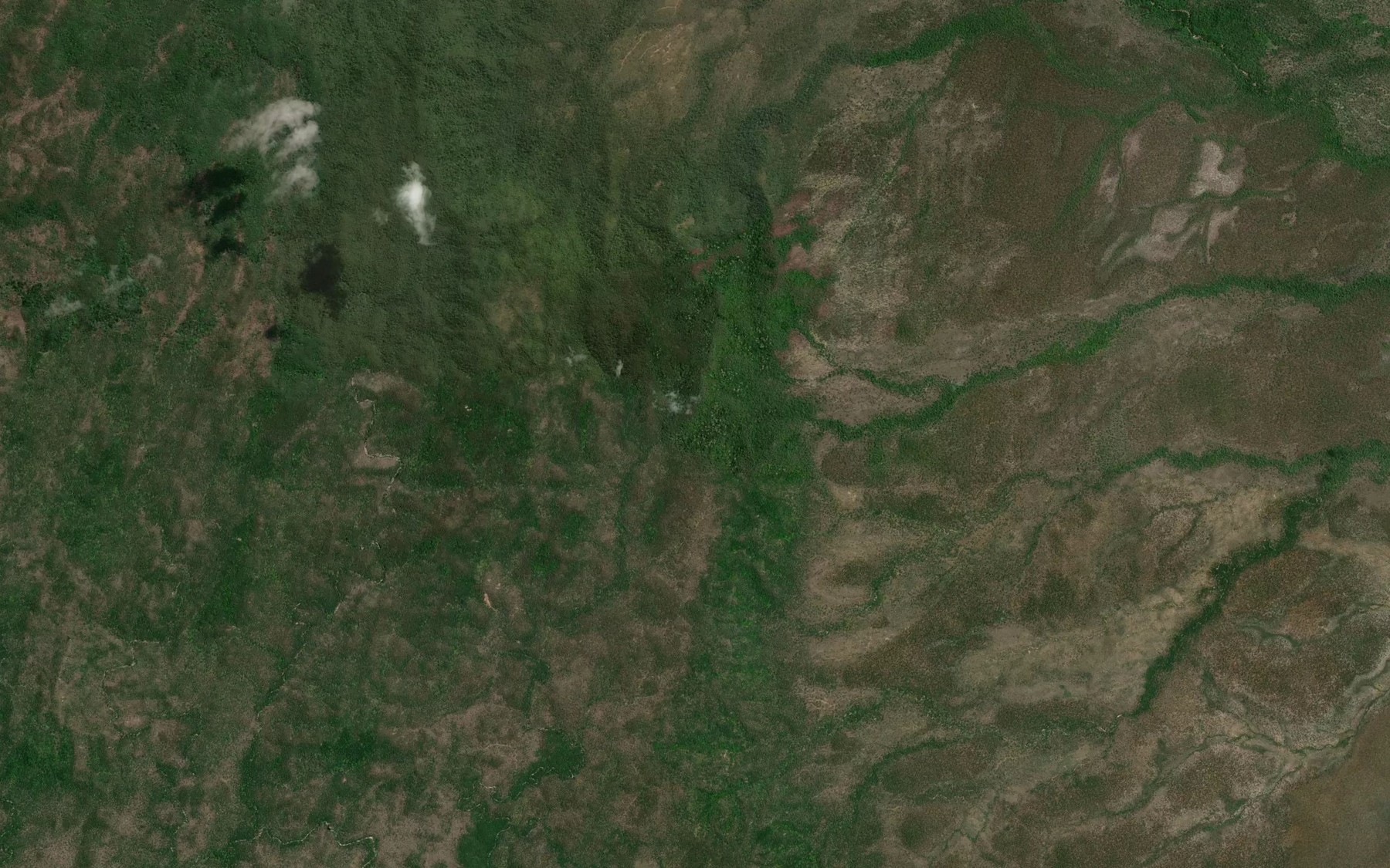 Satellite map of the Joes Lagoon