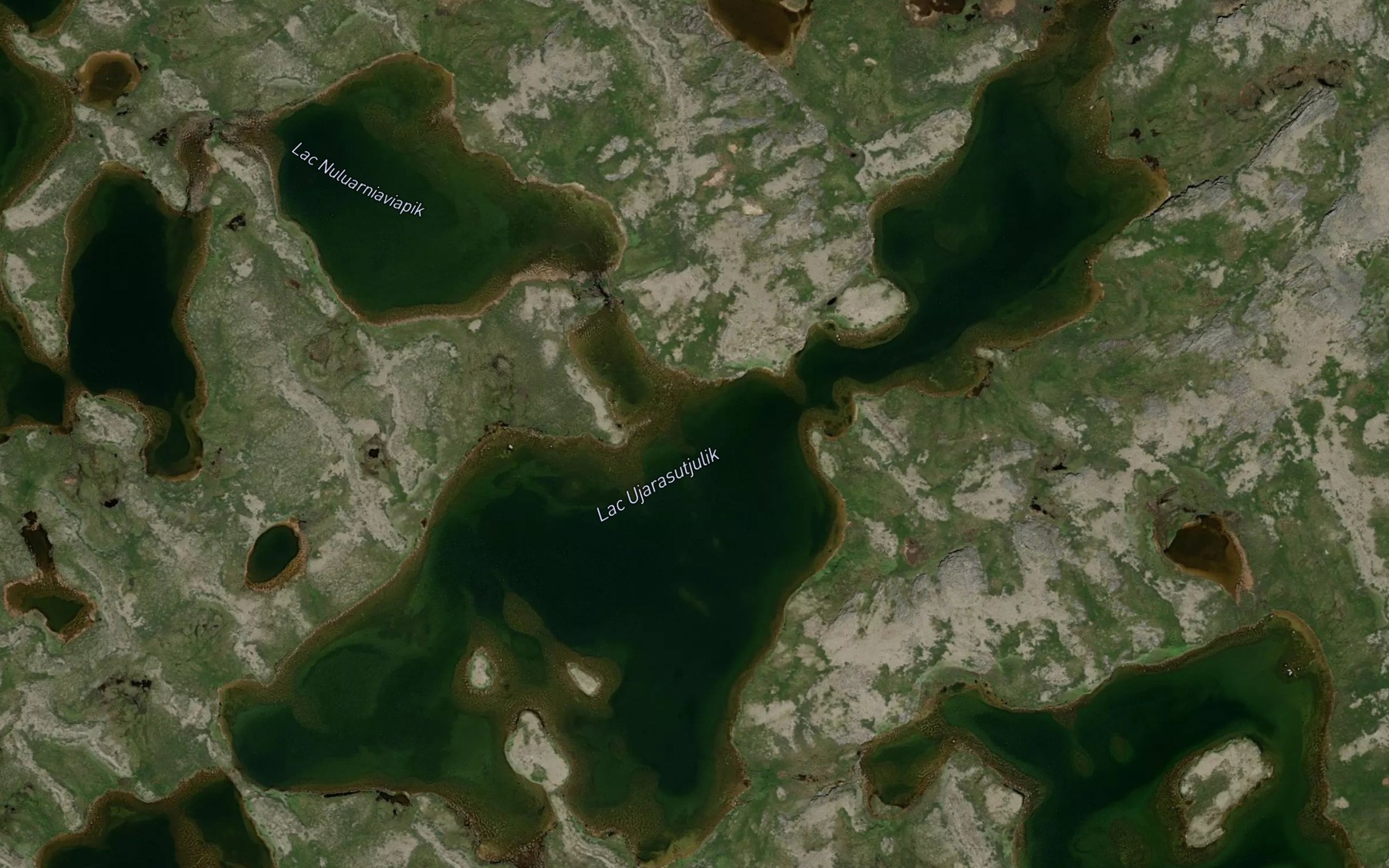 Satellite map of the Lac Ujarasutjulik