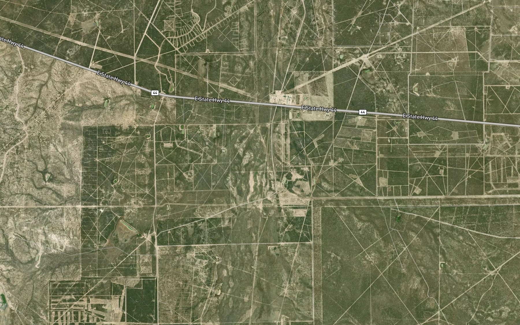 Satellite map of the Colmena Creek