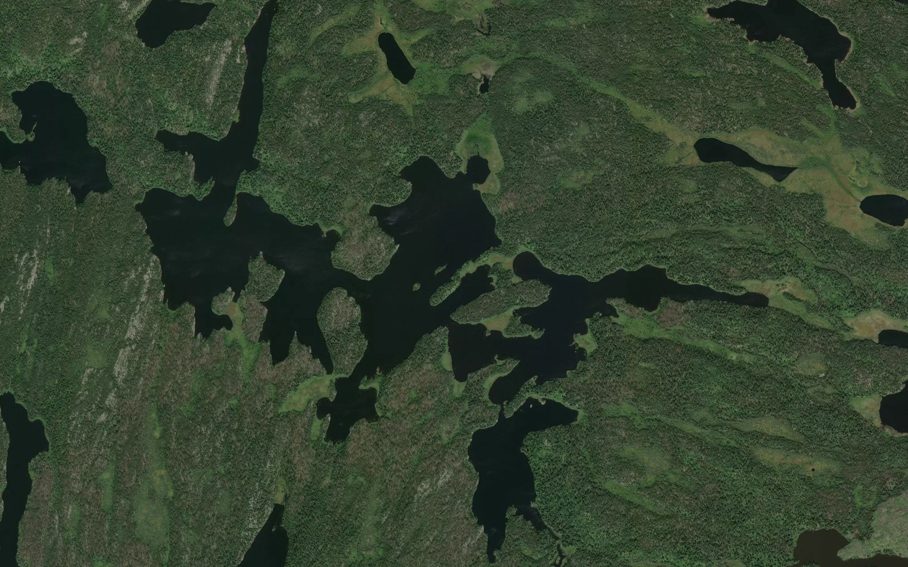 Satellite map of the Singsing Lake