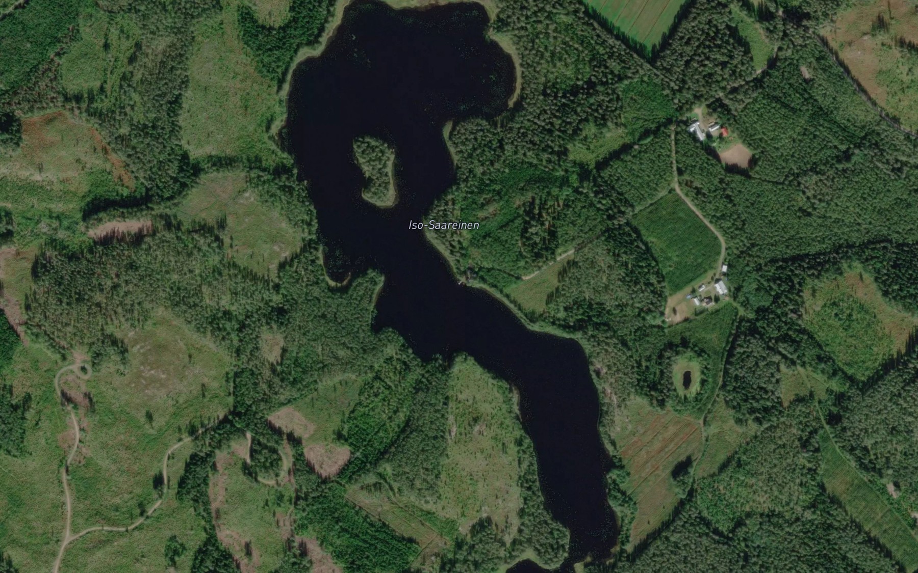 Satellite map of the Iso-Saareinen