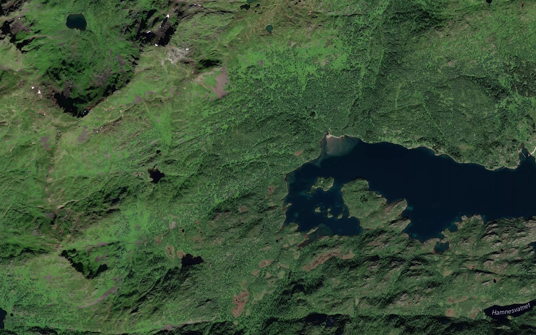 Satellite map of the Skogjordelva