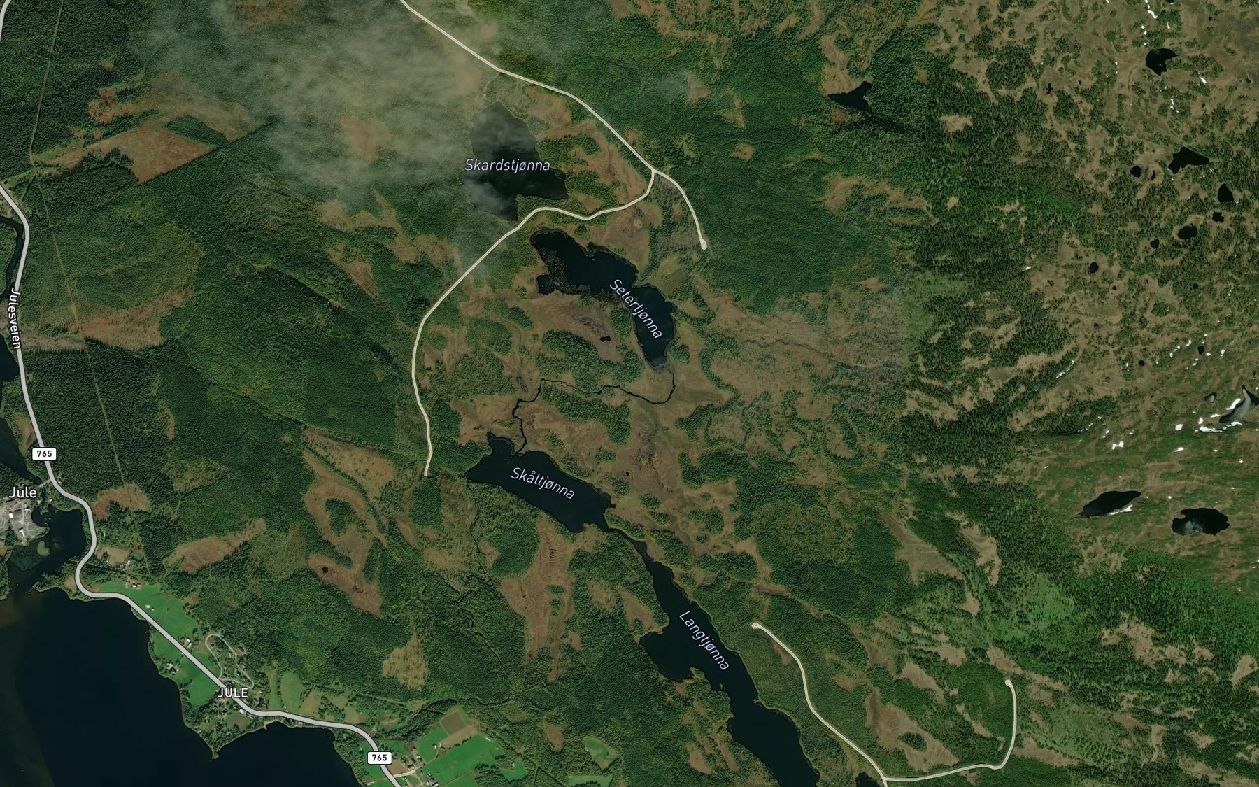 Satellite map of the Setertjonnbekken