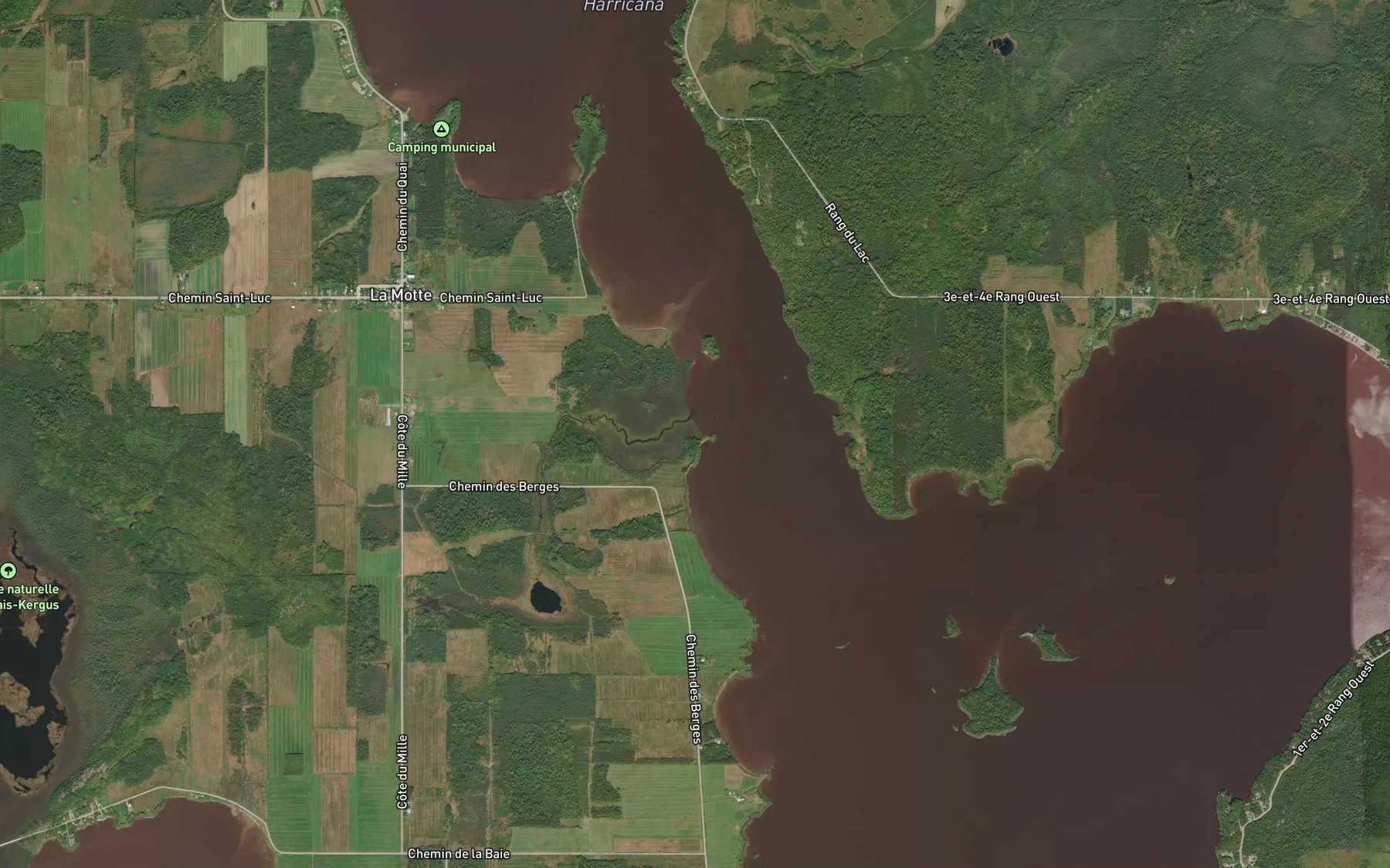Satellite map of the Ruisseau Perron