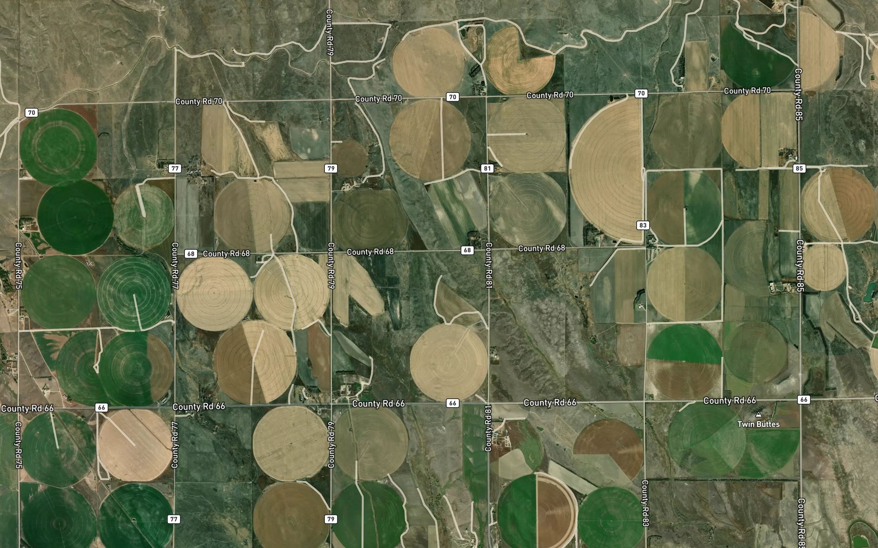 Satellite map of the North Sterling Lateral Number 47