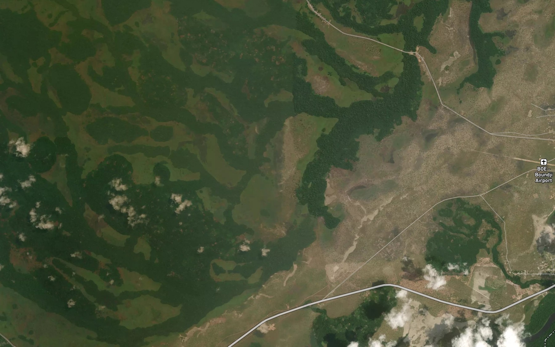 Satellite map of the Essi