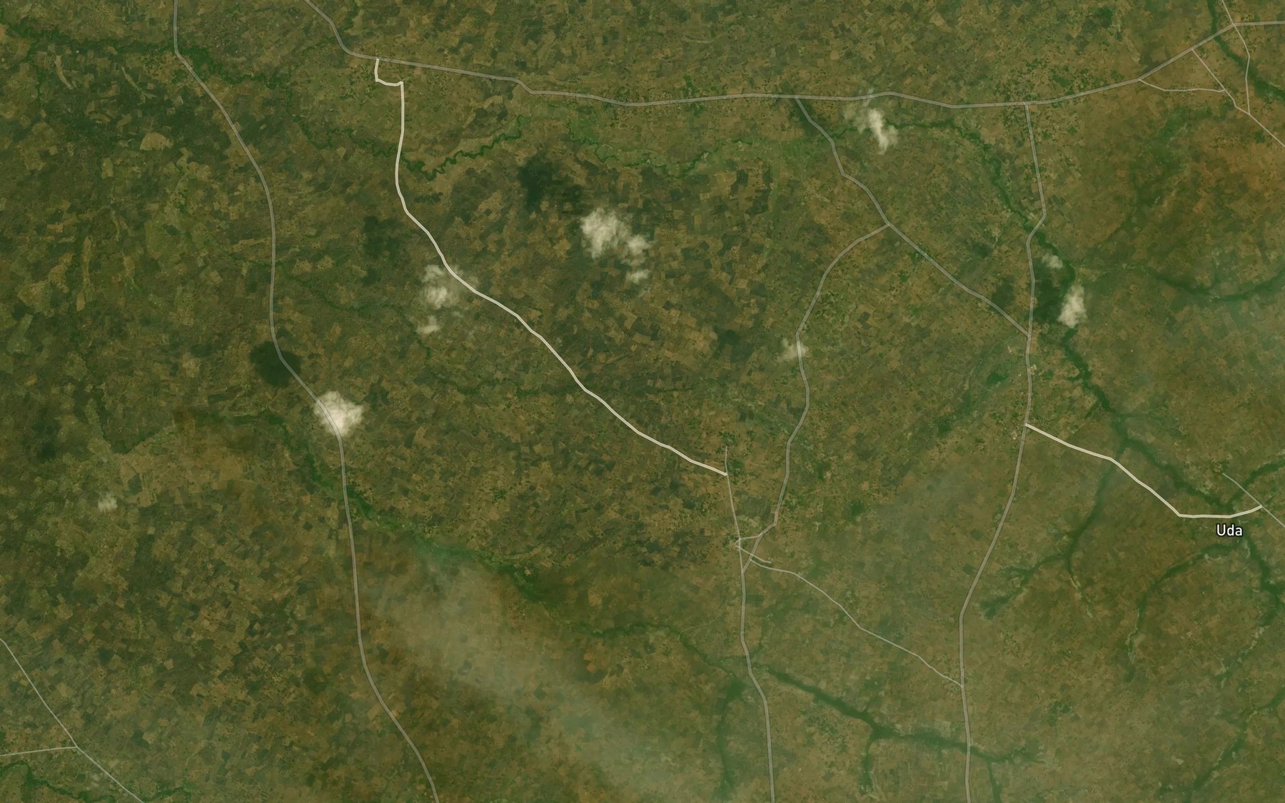 Satellite map of the Akpeer