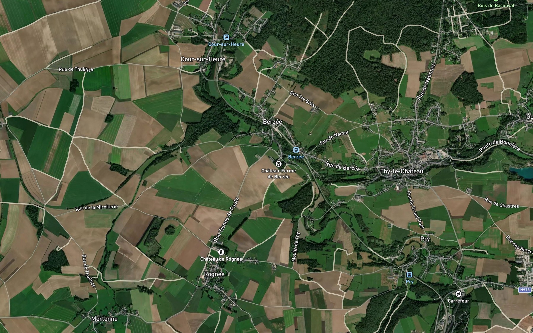 Satellite map of the Thyria