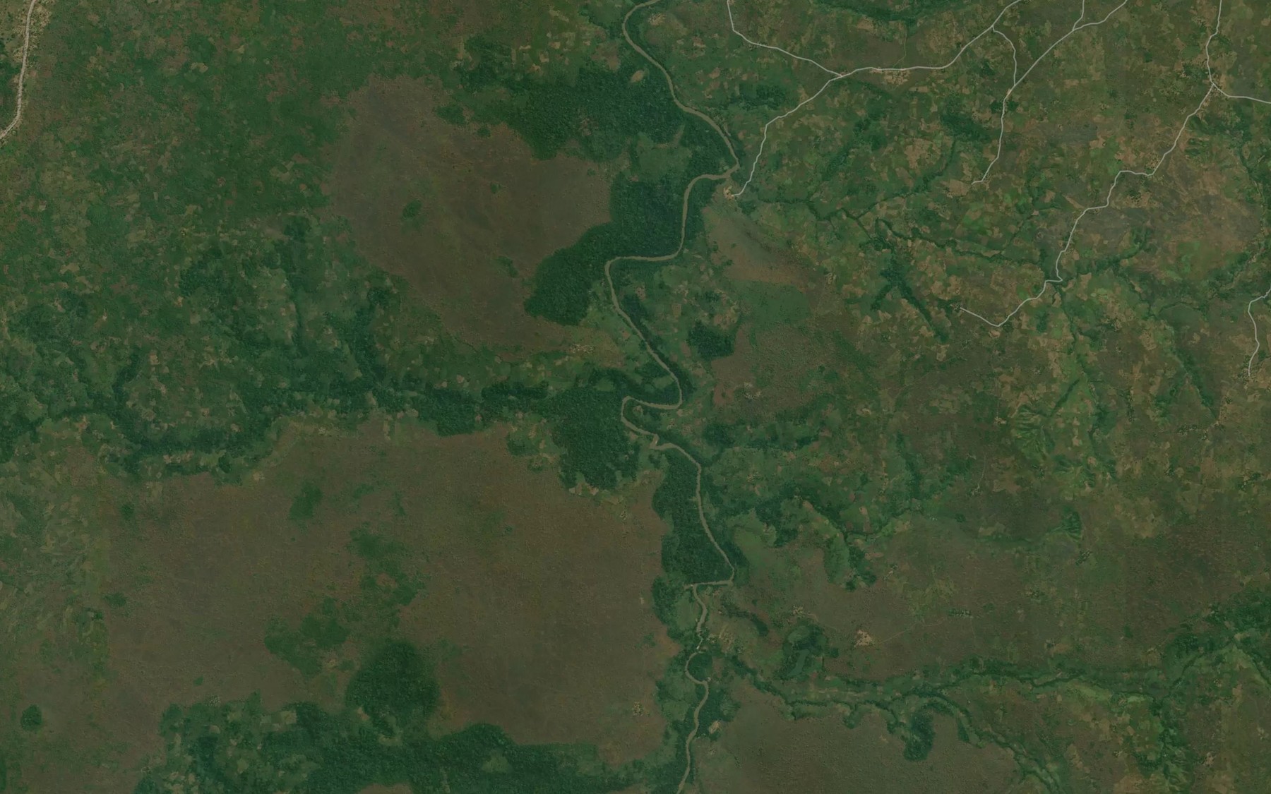 Satellite map of the Yenge