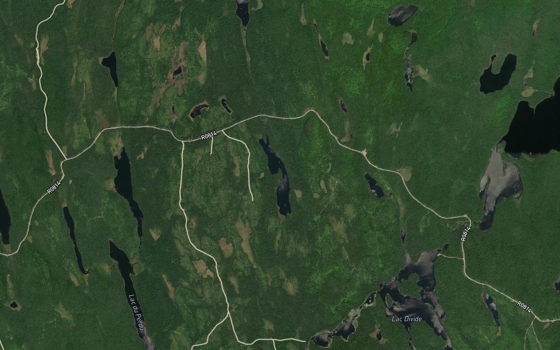 Satellite map of the Lac Salami