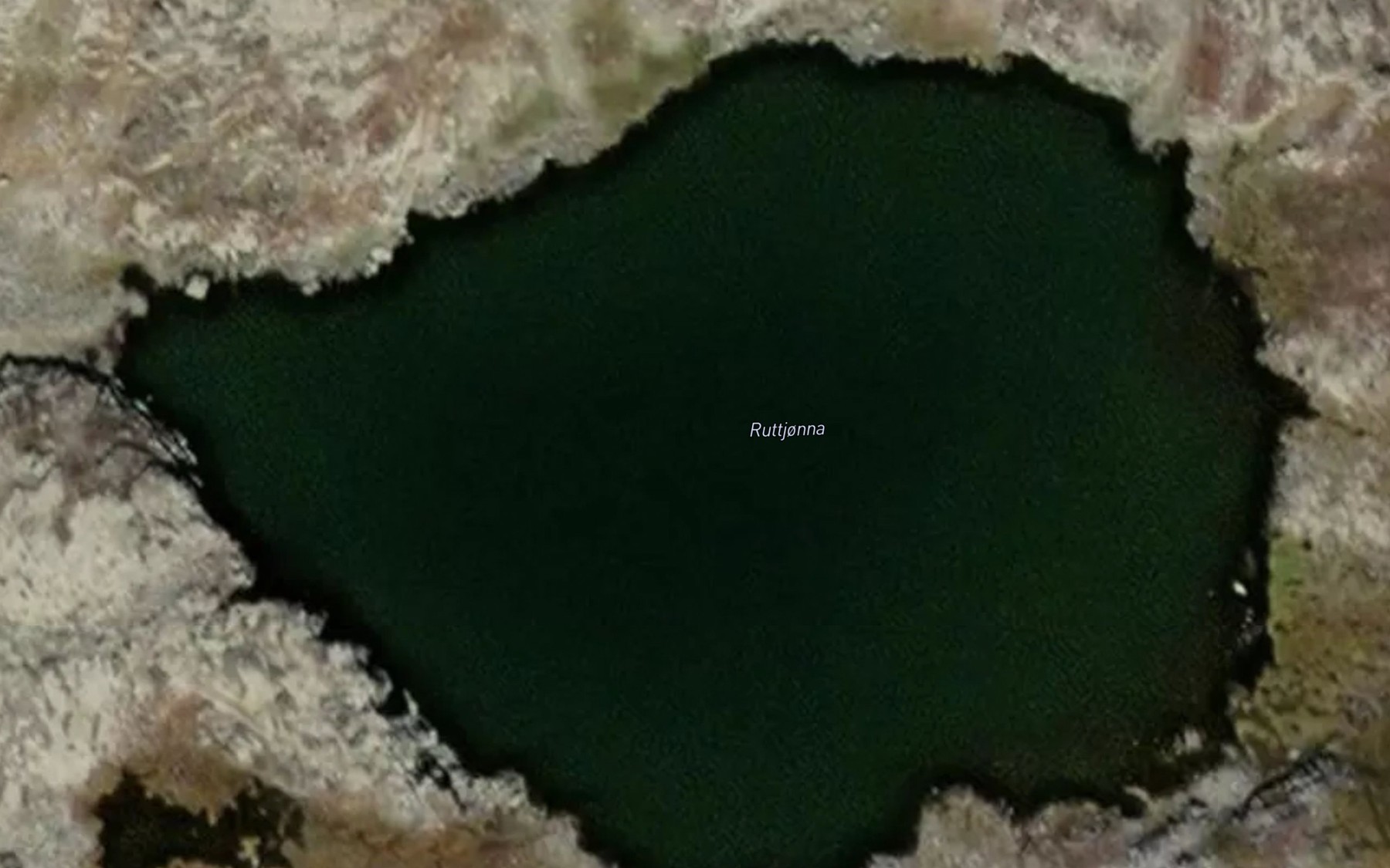 Satellite map of the Ruttjorna