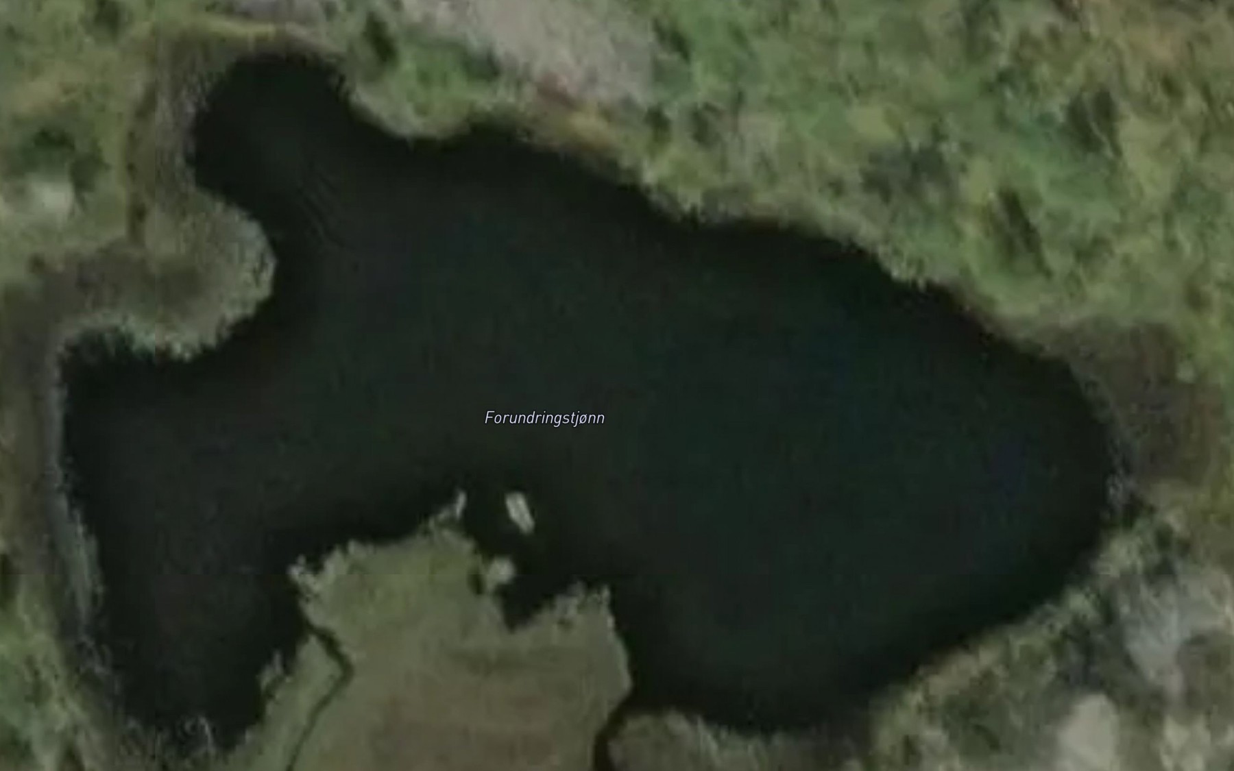 Satellite map of the Forundringstjorna
