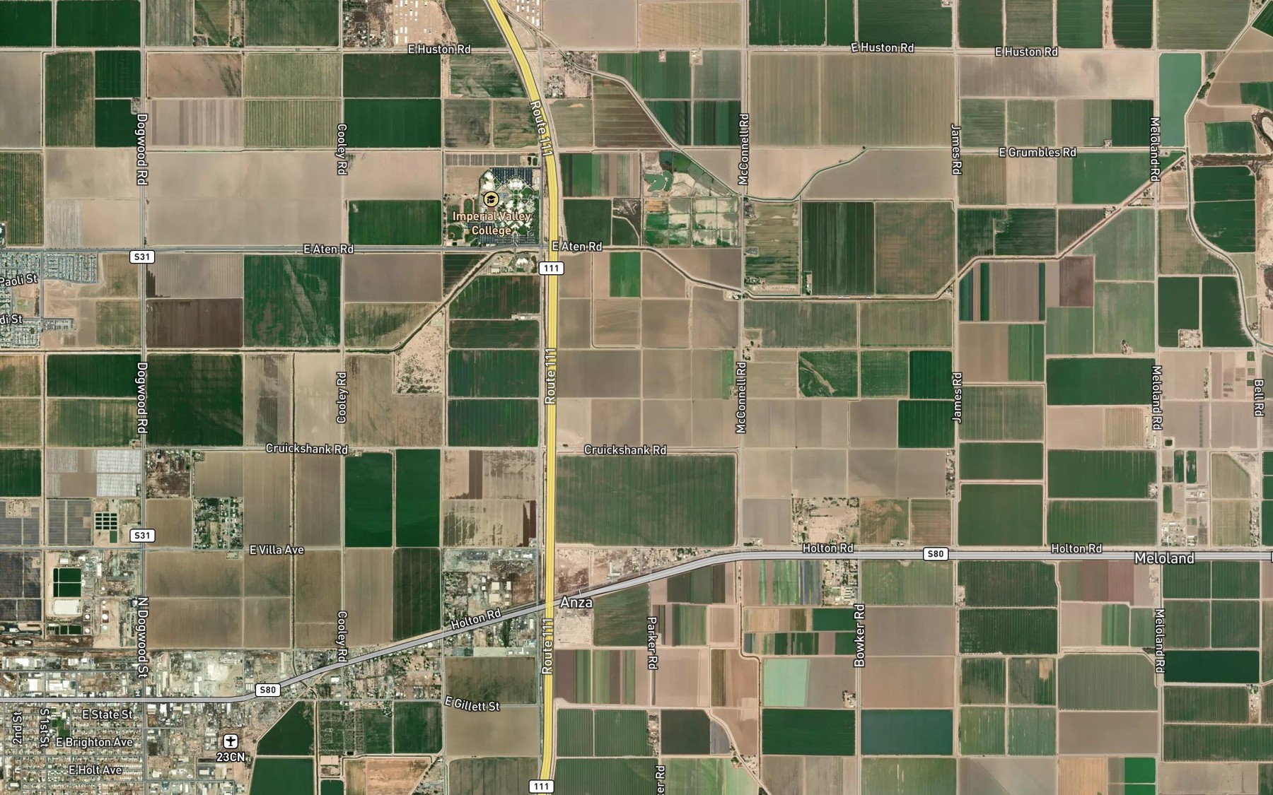 Satellite map of the Acacia Twelve Lateral