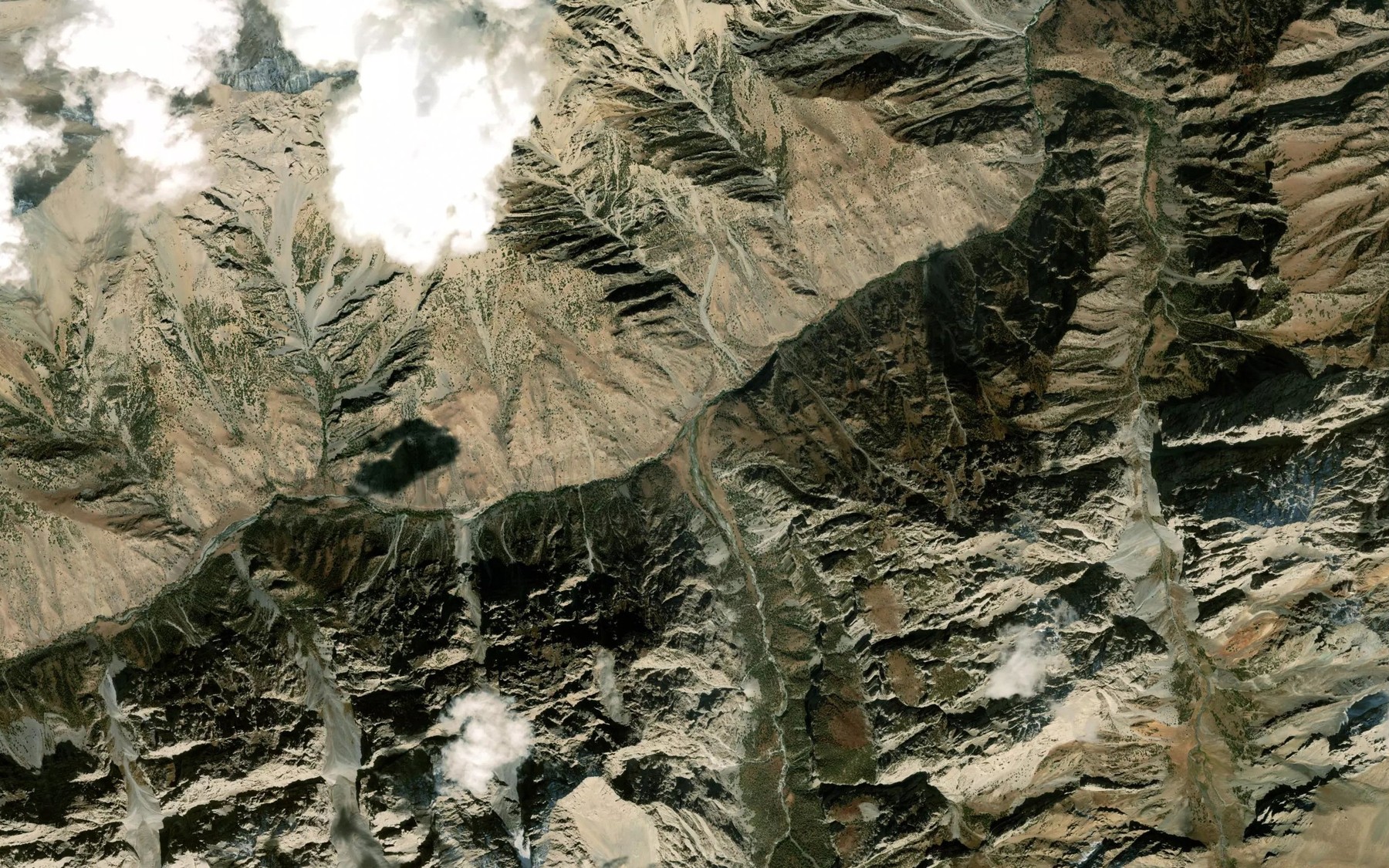 Satellite map of the Kyrk-Bulak