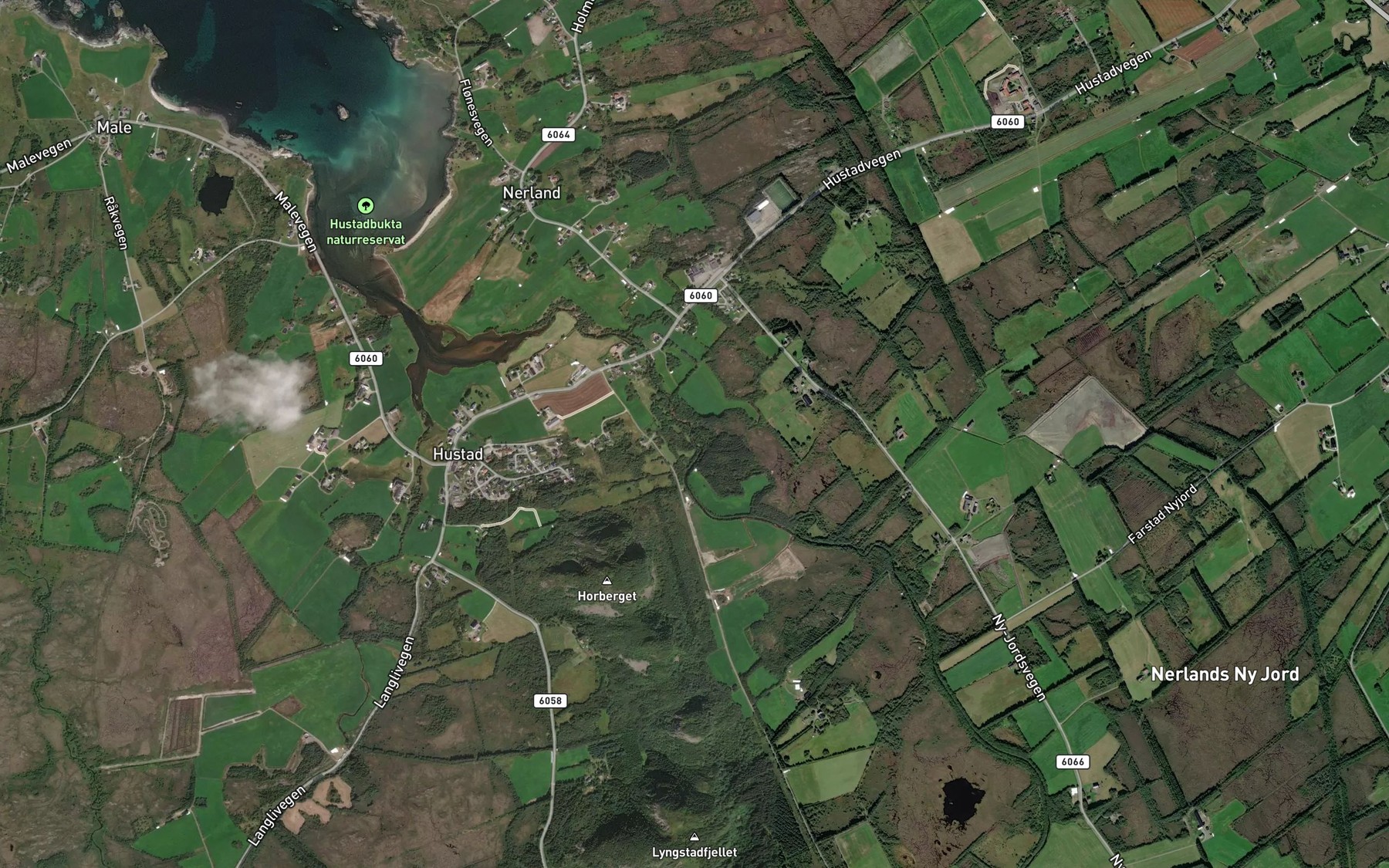 Satellite map of the Petterremsfalla