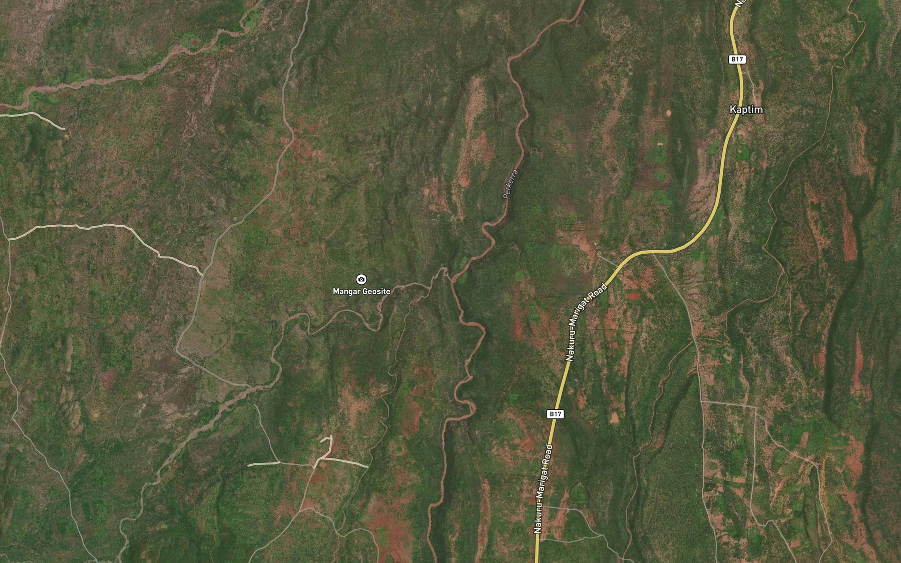 Satellite map of the Ainopno