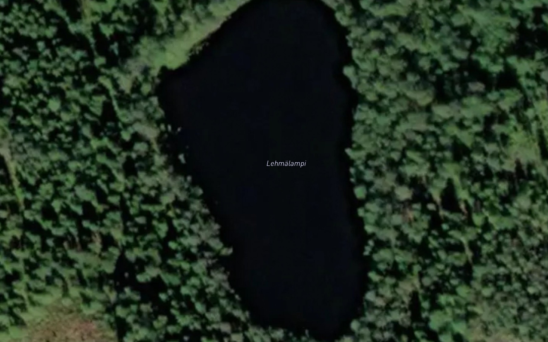 Satellite map of the Lehmalampi