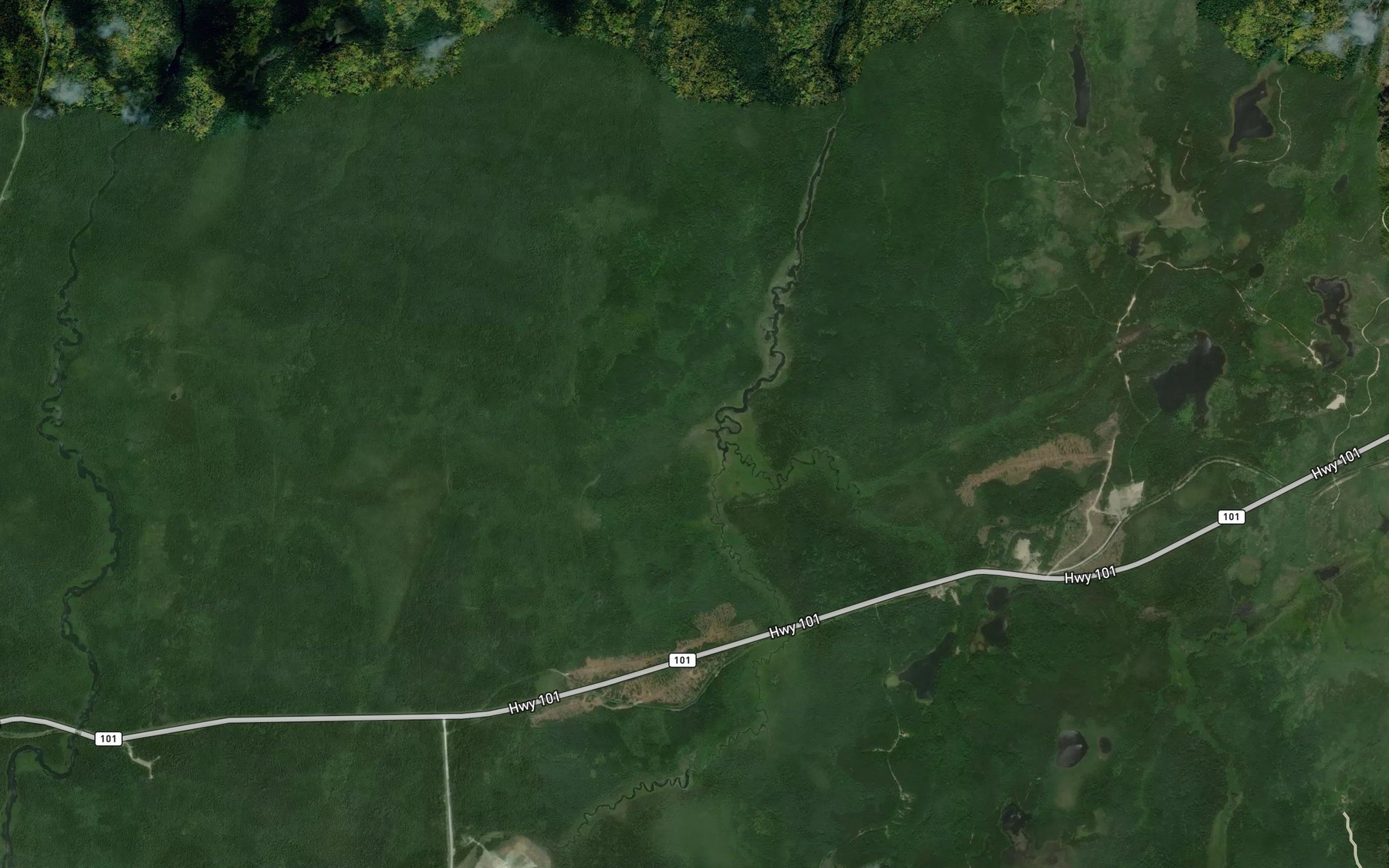 Satellite map of the Storm Creek