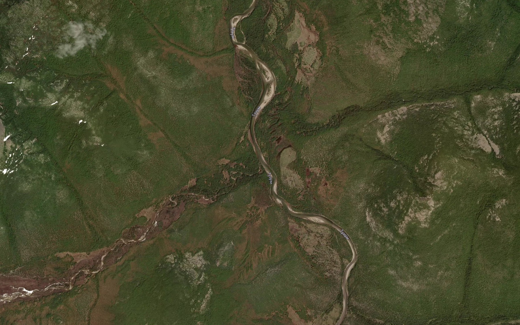 Satellite map of the Gaik