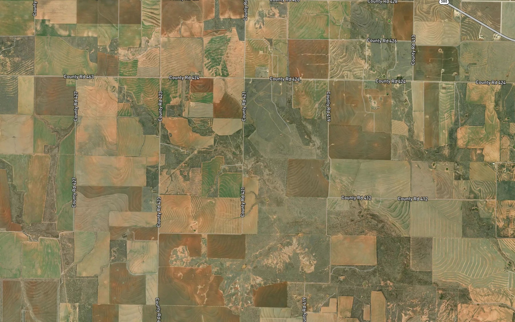 Satellite map of the Bitter Lake