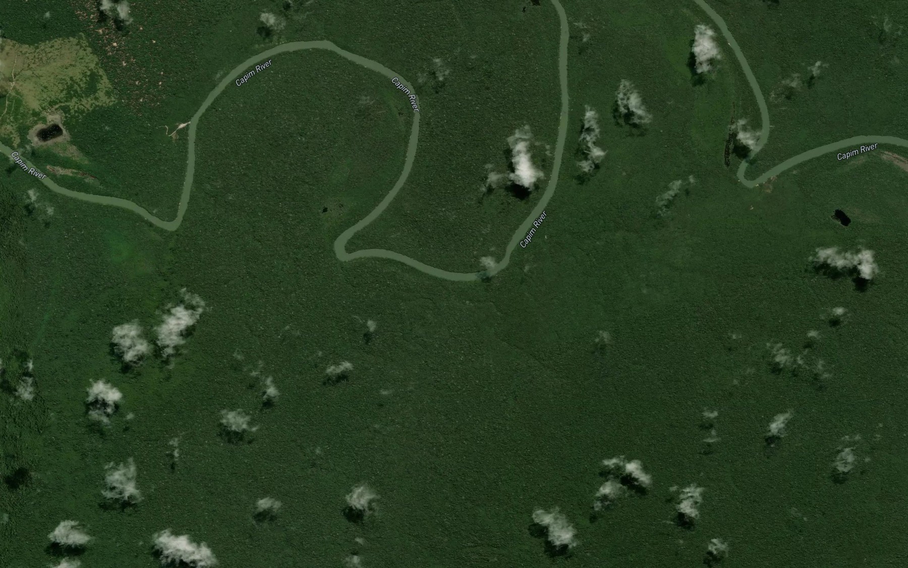 Satellite map of the Igarape Romualdo
