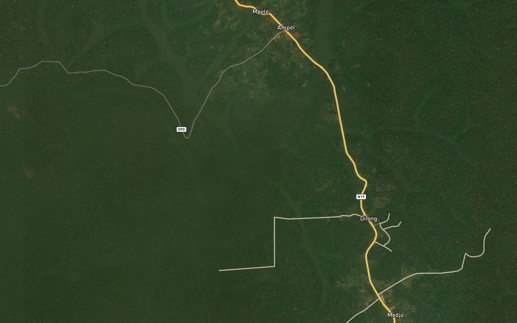 Satellite map of the Sulou