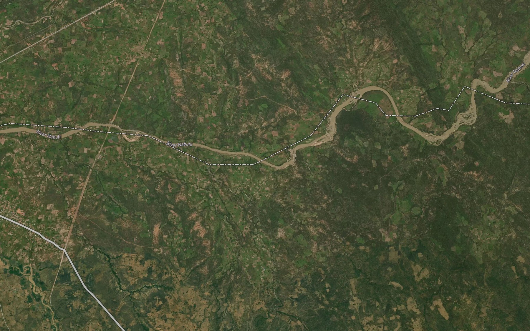 Satellite map of the River Gora