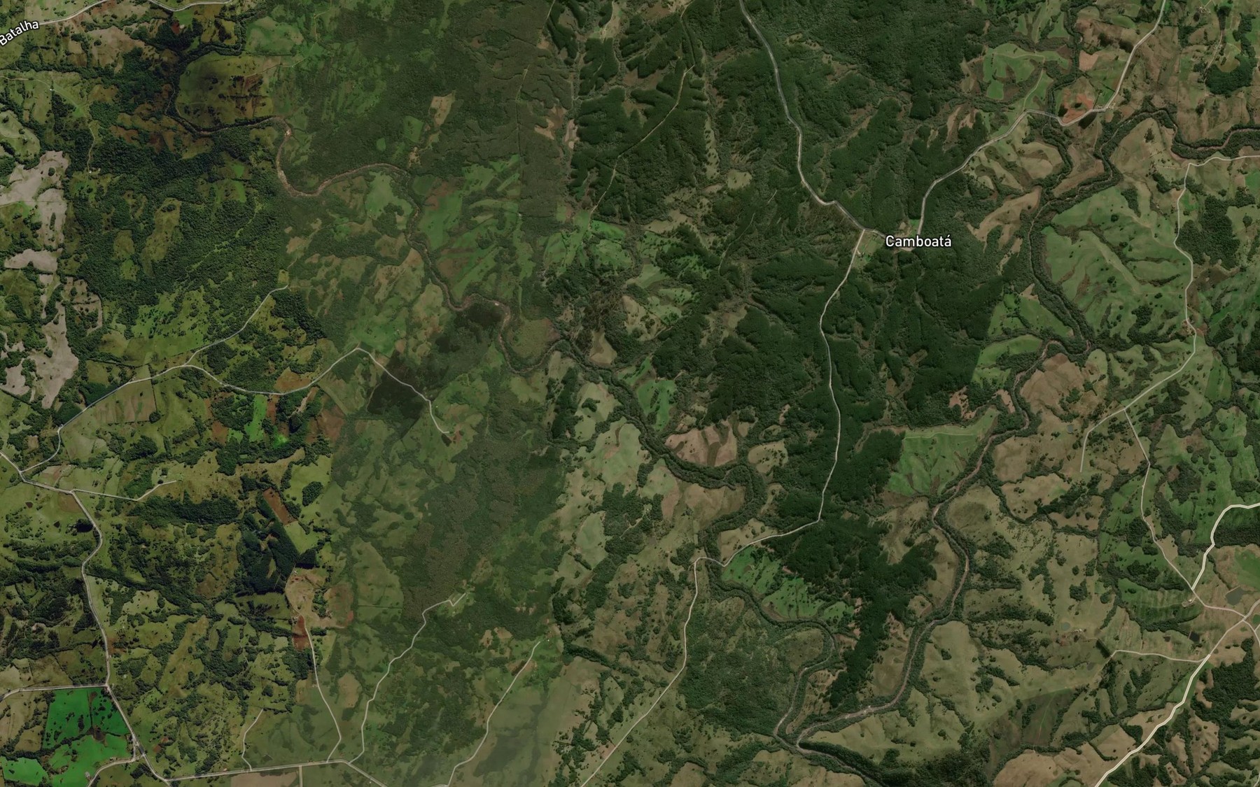 Satellite map of the Arroio Batalha