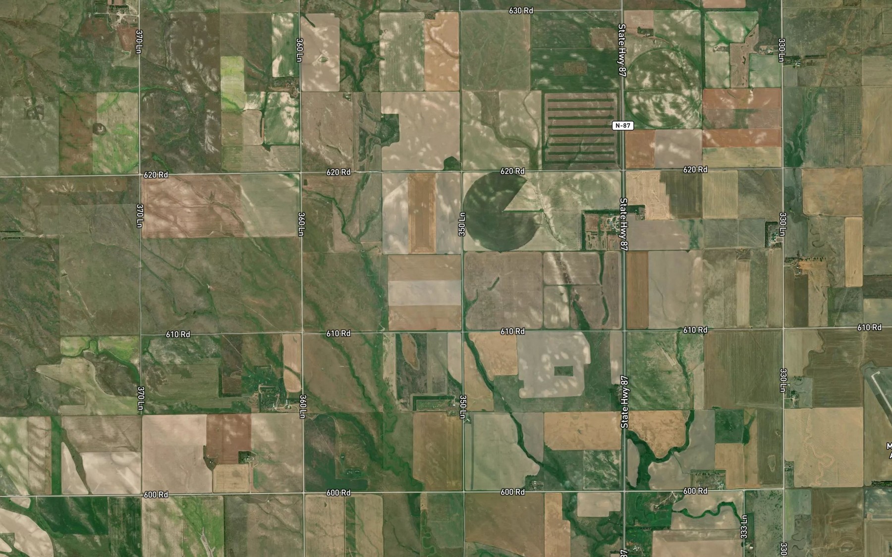 Satellite map of the Norman Reservoir