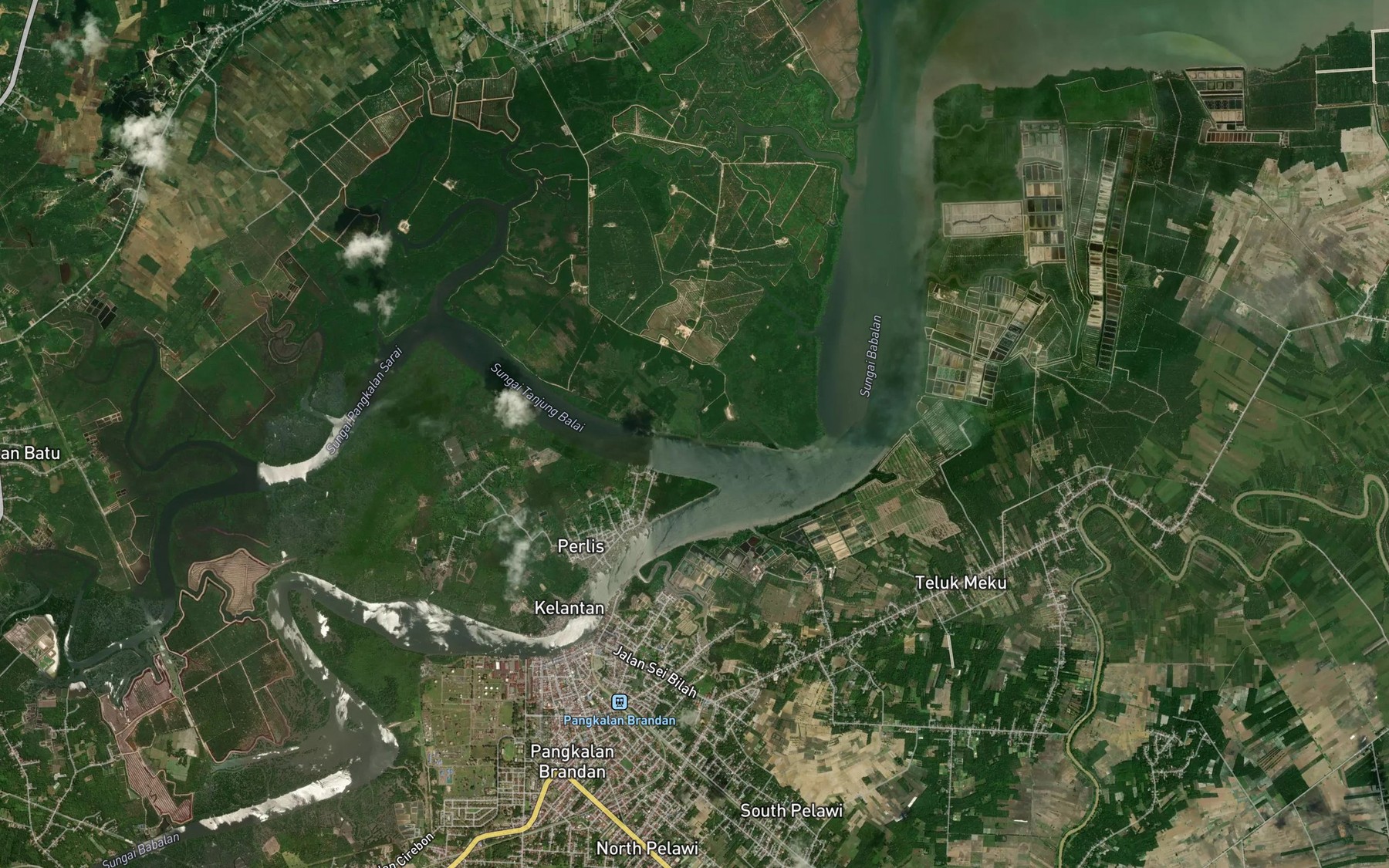 Satellite map of the Sungai Kapur
