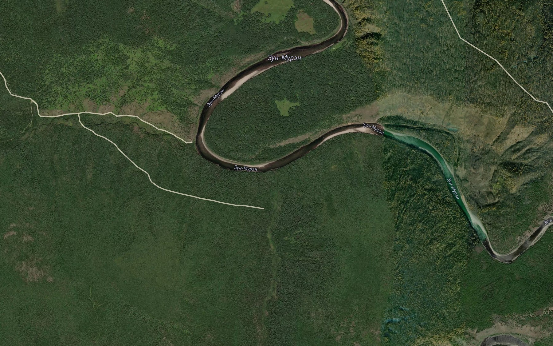 Satellite map of the Malyy Khonkholdoy