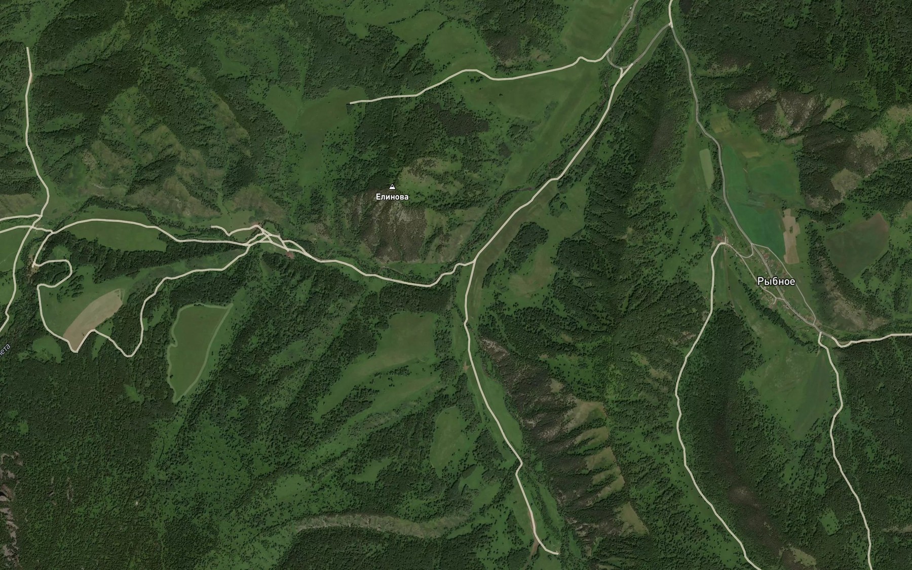 Satellite map of the Kazonda