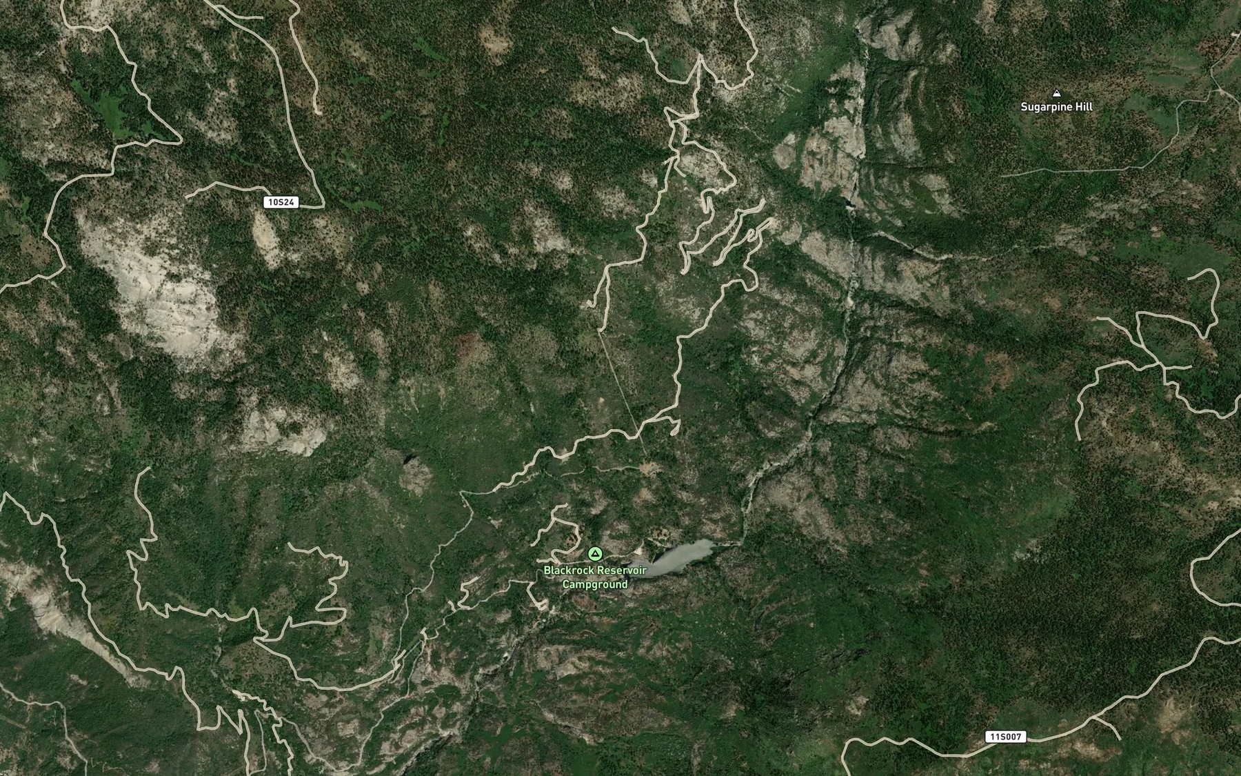 Satellite map of the Haas Penstock