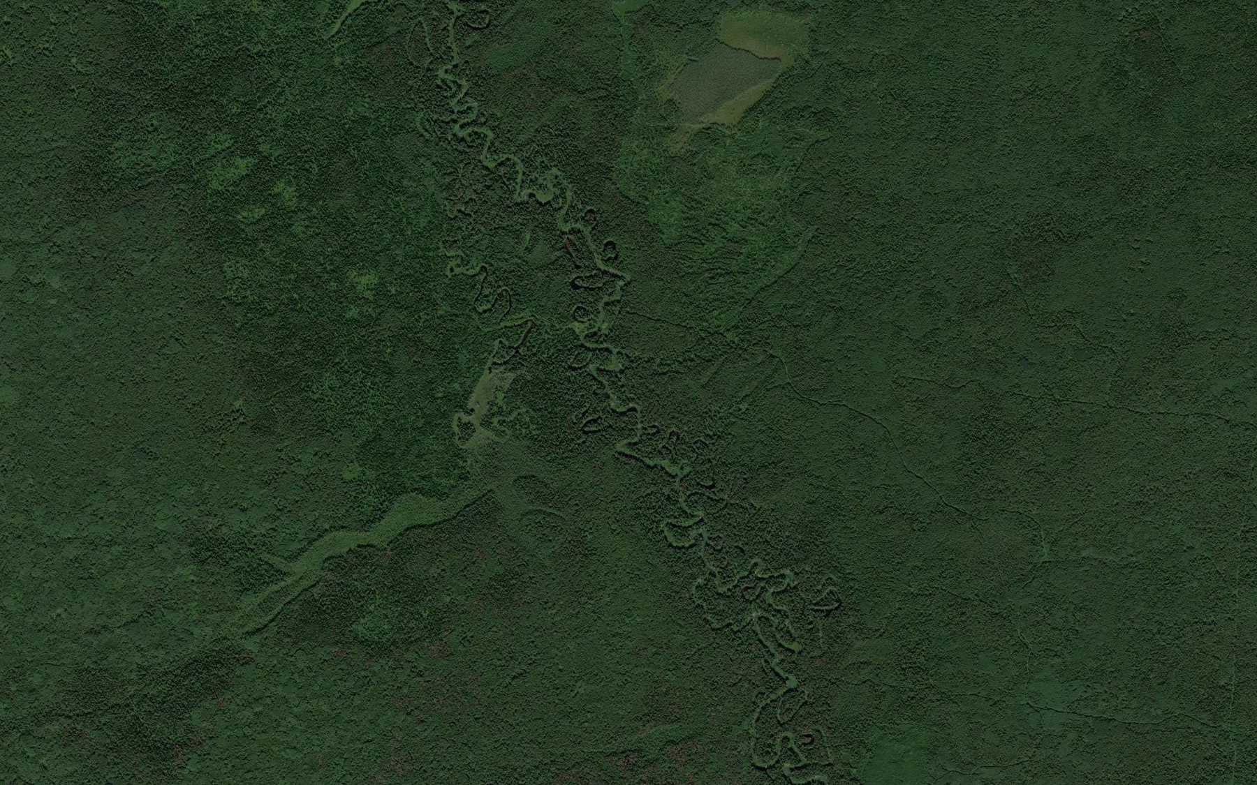 Satellite map of the Berezovyy