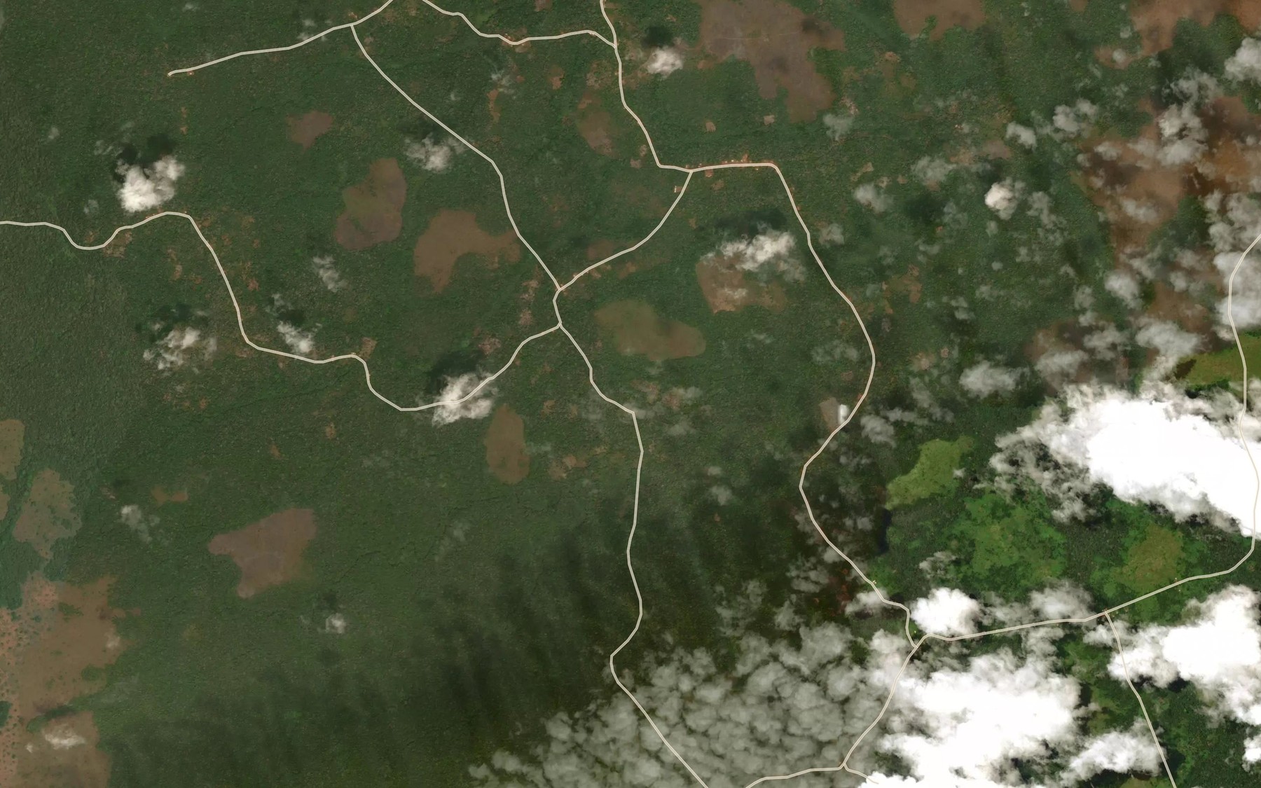 Satellite map of the Lidi