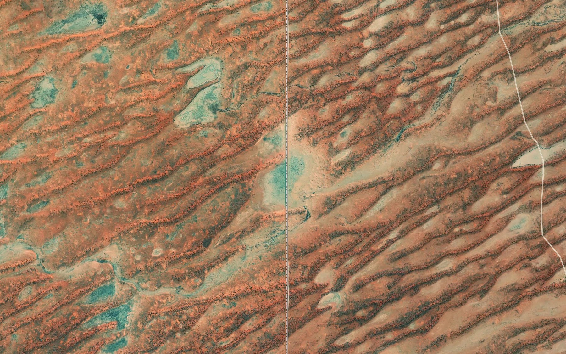 Satellite map of the Lake Owen-Smyth